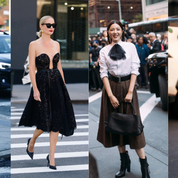 Lace Takes Over New York Fashion Week Street Style Spring 2026