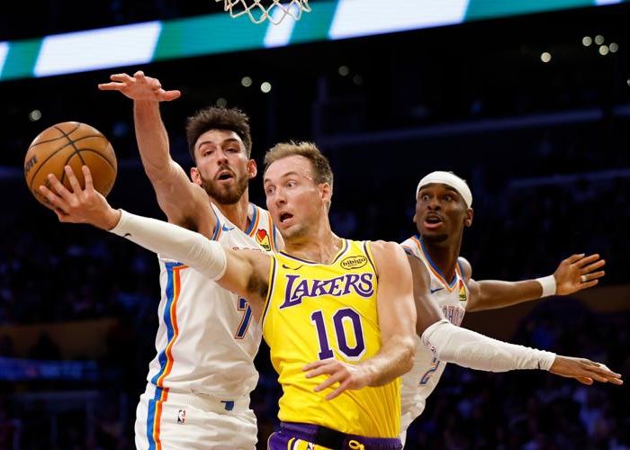 Thunder roll past a decimated Lakers squad 123–87 as Oklahoma City’s dominance reaches another gear