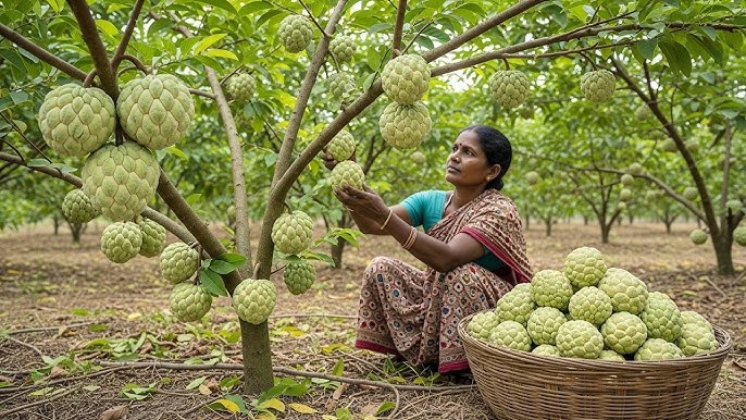 The Custard Apple Revolution: How a Drought-Resistant Fruit Is Transforming Indian Farming