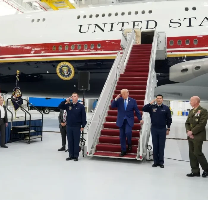Qatar’s Gifted 747 Lands at Joint Base Andrews, Set to Become Trump’s New Air Force One