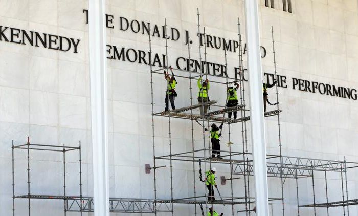 Trump’s Name Comes Down at the Kennedy Center as Court Deadline Forces the Issue