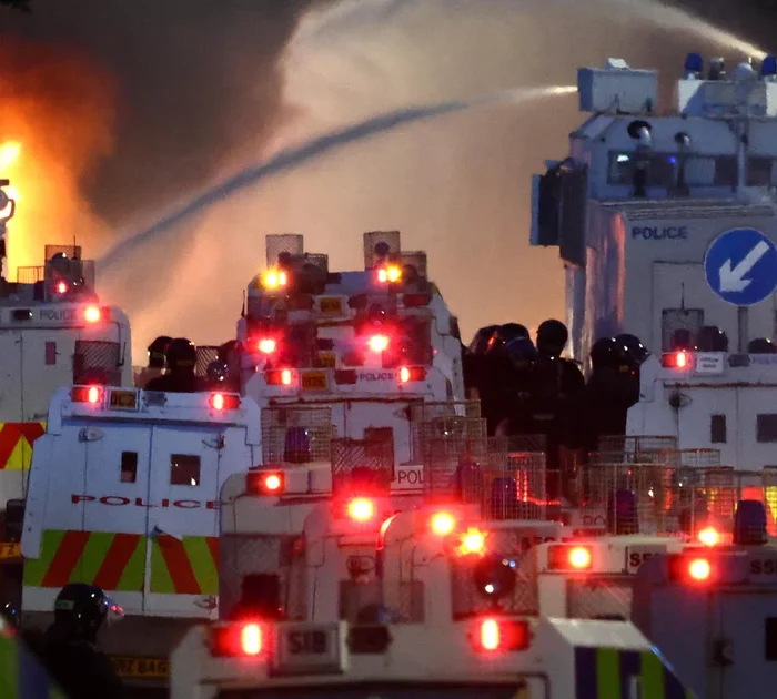 Belfast Erupts: Police Deploy Water Cannons as Anti-Immigrant Violence Follows Brutal Stabbing