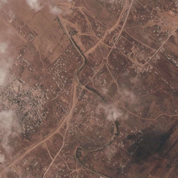 Satellite Images Reveal Israel’s Growing Earthen Barrier Cutting Gaza in Two