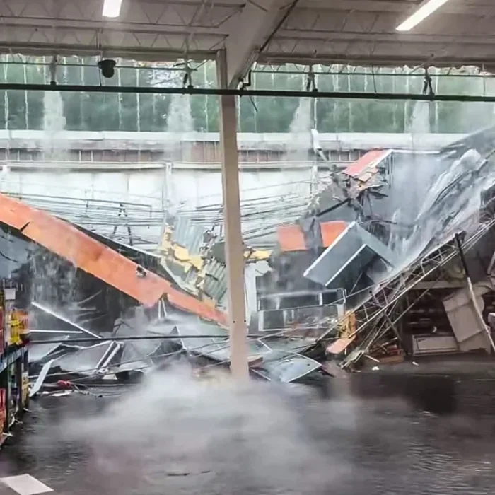 Tri-State Storm Chaos: BJ’s Roof Caves In as New Jersey Floods and Long Island Braces for More Rain