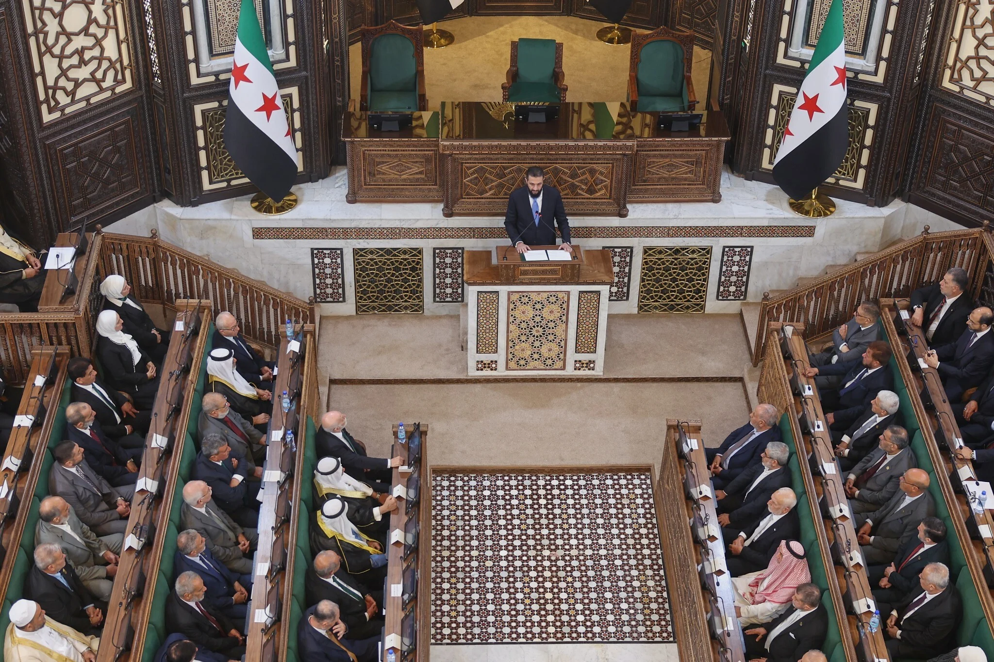 syrias-parliament-convenes-a-first-session-after-assad-and-a-30-month-clock