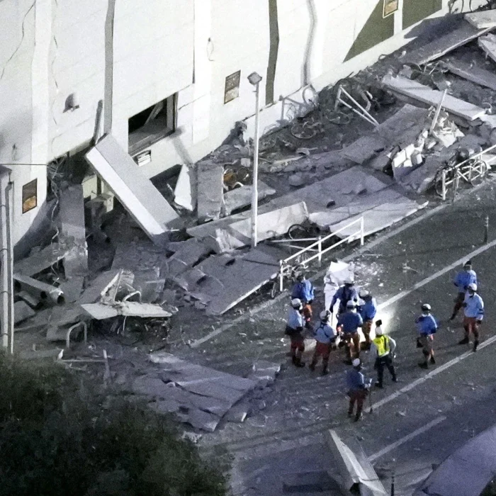 Magnitude 7.1 Earthquake Strikes Kyushu as Rescuers Search Collapsed Shopping Center