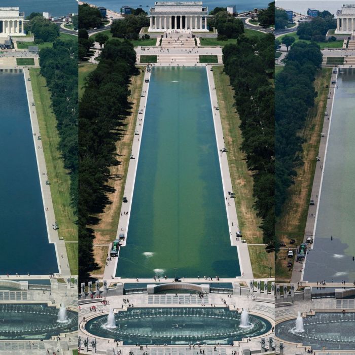Trump Celebrates “Crystal Clear” Lincoln Reflecting Pool and Demands Justice for Vandalism Suspect