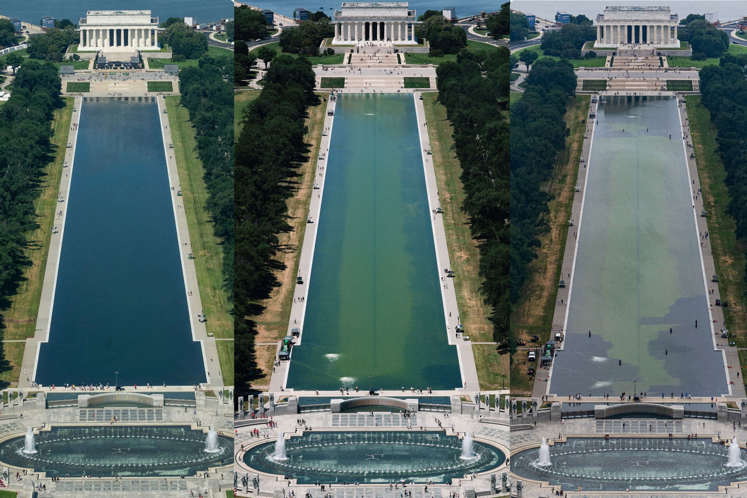 trump-celebrates-crystal-clear-lincoln-reflecting-pool-and-demands-justice-for-vandalism-suspect