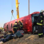 Twelve Dead After Pilgrimage Bus Overturns