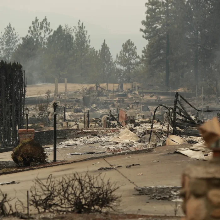 Spokane County Leaders See the Full Toll of the Old Trails and Fairview Fires From the Air