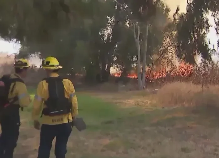 Southern California Bakes as Triple-Digit Heat, Fire Risk and Coastal Flooding Arrive Together