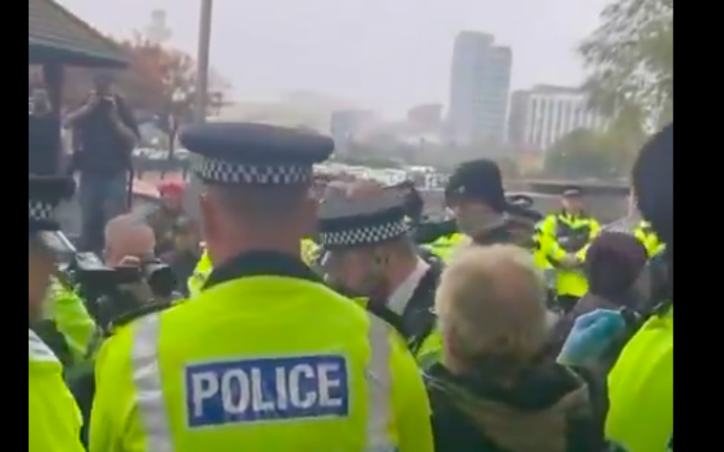 palestine-action-protesters-arrested-at-labour-conference-as-civil-disobedience-campaign-grows