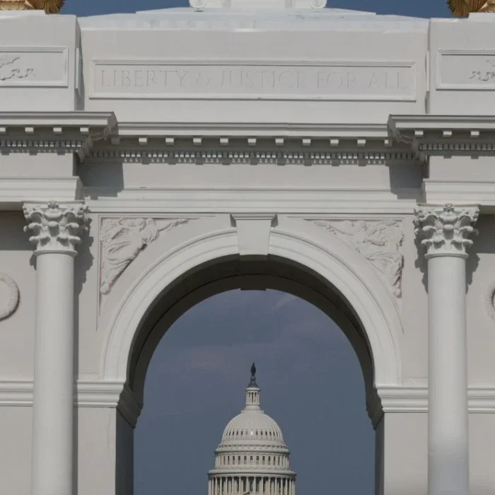 Trump’s Proposed Triumphal Arch To Double As Military Complex Amid Legal Battles
