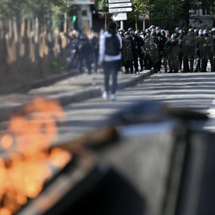 French High Schools Burn as Student Protests Turn Violent and Political Blame Flies