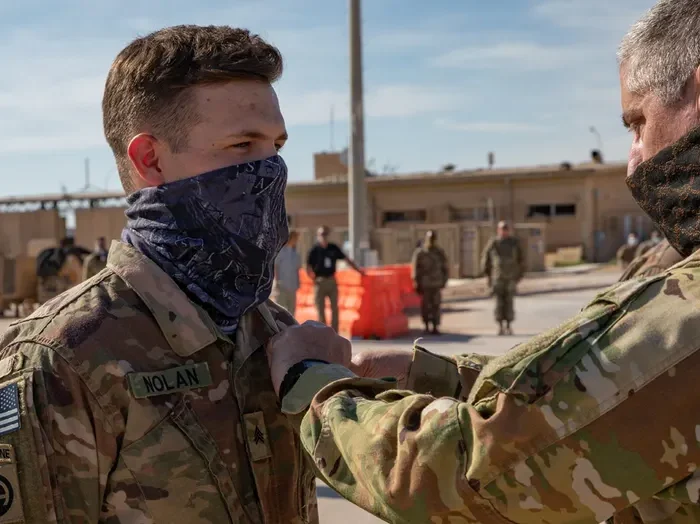 Army Reservist Receives Purple Heart for Wounds in Opening Iranian Drone Strike on U.S. Forces in Kuwait